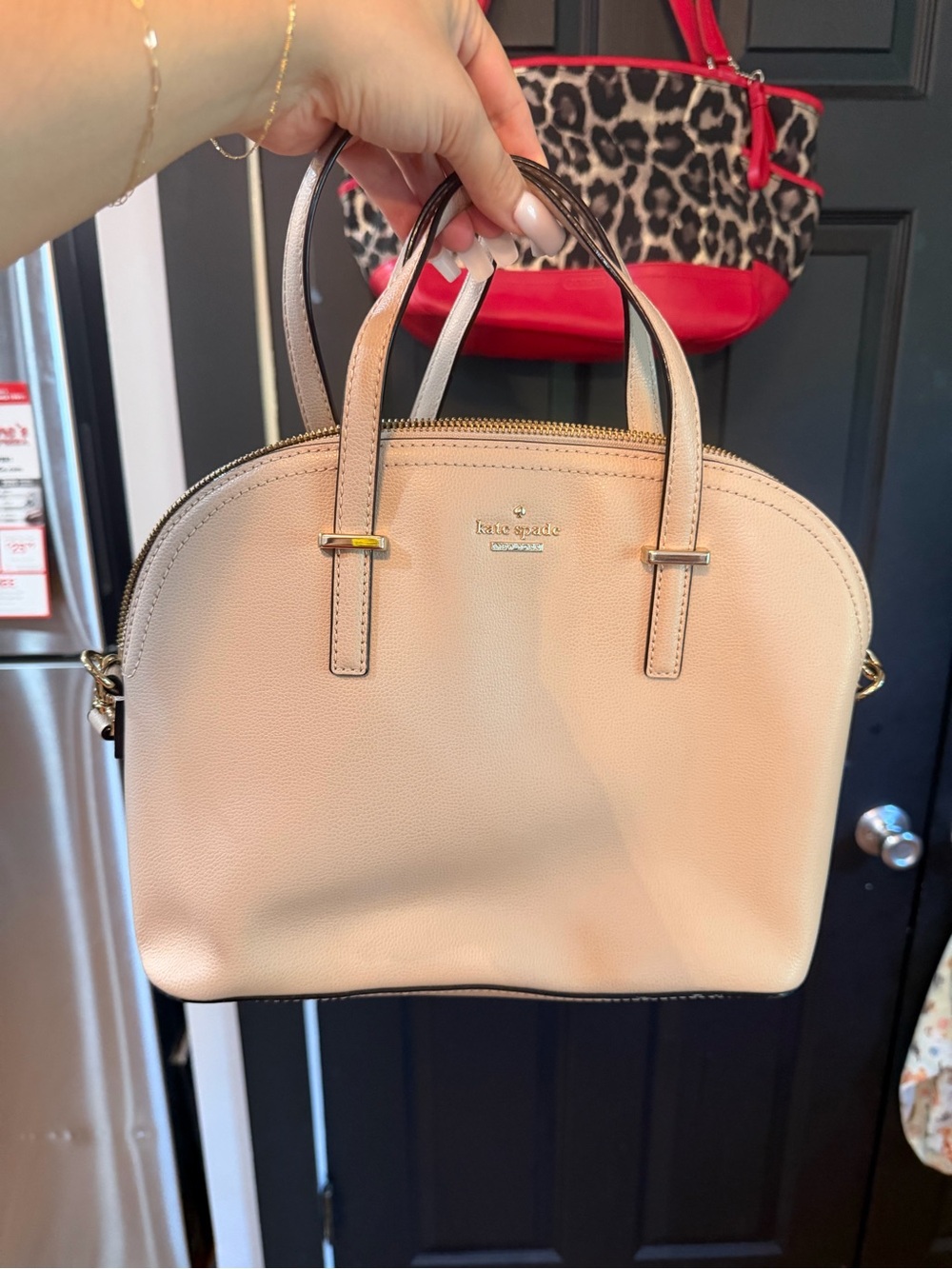 kate spade Blush Peony Dome Satchel